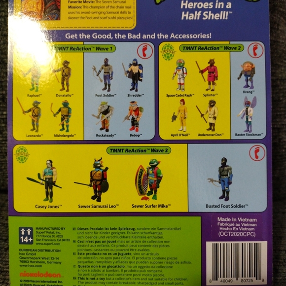 Unpunched Teenage Mutant Ninja Turtles figure - Picture 3 of 6